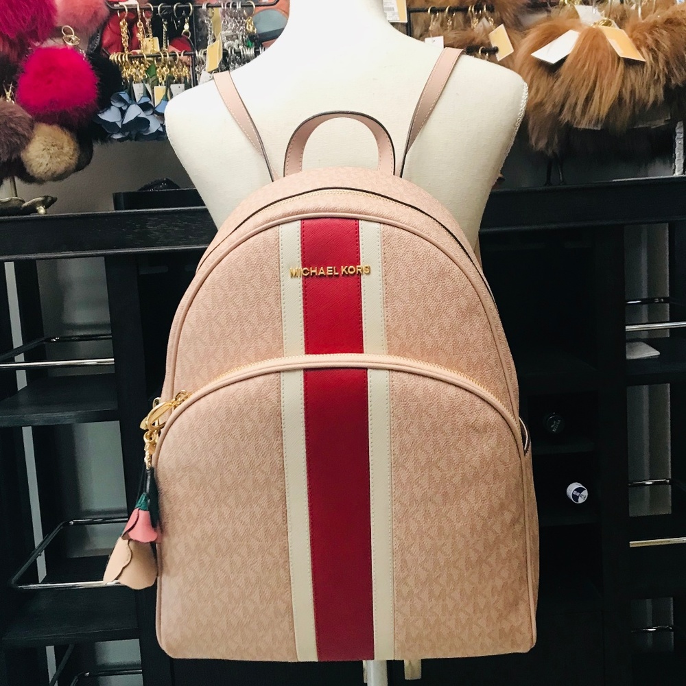 4PCS Michael Kors Abbey LG Backpack Wallet Clutch - Picture 7 of 8